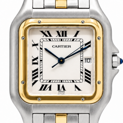 Cartier Panthere Large W25014B5 White Dial Two-Tone Watch